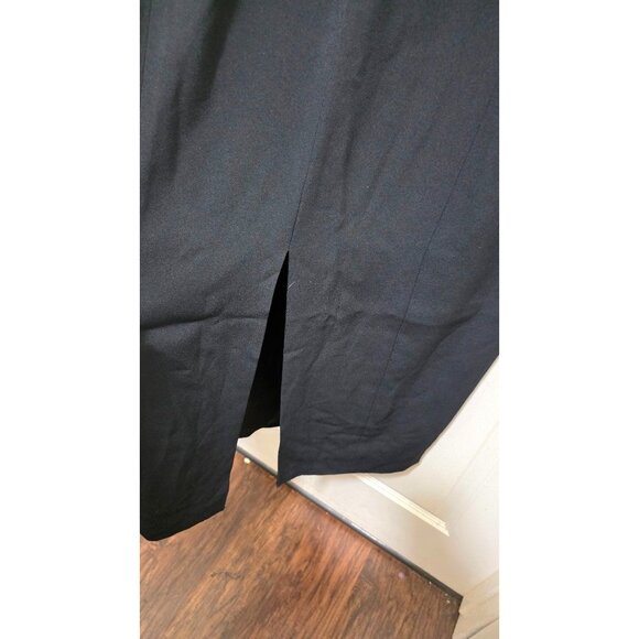 Daymor Petite Black Sleeveless Whimsy goth  Formal Gown Mother of Bride Beaded T - Picture 5 of 7